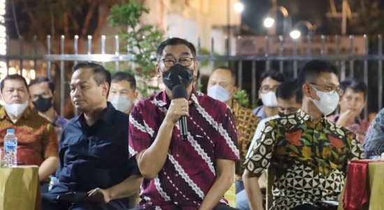 Kegiatan Silaturahmi Sekaligus Halal Bi Halal ini Diinisiasi Oleh Kajati Kalbar, Kamis (12/05/2022), (Foto: V24/AL)
