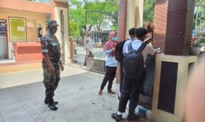 Serda Aria Fantari memantau dan mengecek secara langsung PTM, Rabu (11/05/2022), (Foto: V24/Madli)