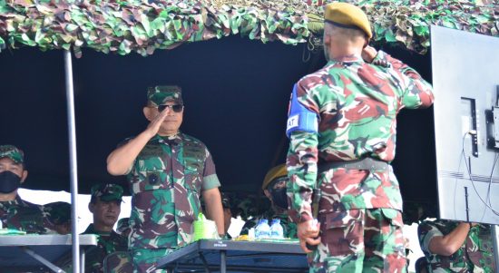 Latihan Penembakan Secara Terpadu Satuan Artileri Medan, Jumat (13/05/2022), (Foto: V24/AL)