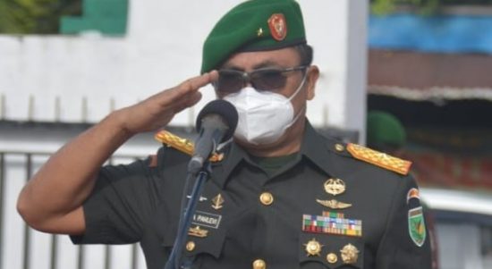 Ziarah dipimpin oleh Brigjen TNI E. Reza Pahlevi, S.E,, Jumat (13/05/2022), (Foto: V24/AL)