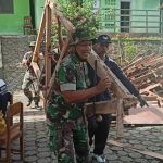 SD Negeri 04 Tegalsari Kecamatan Wlingi Kabupaten Blitar Mengalami Kerusakan, Sabtu (14/05/2022), (V24/Madli)