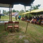 Dinas Kesehatan Kembali Menggelar Pengobatan Massal di Kampung Yabanda, Sabtu (14/05/2022), (Foto: V24/AL)