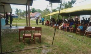 Dinas Kesehatan Kembali Menggelar Pengobatan Massal di Kampung Yabanda, Sabtu (14/05/2022), (Foto: V24/AL)