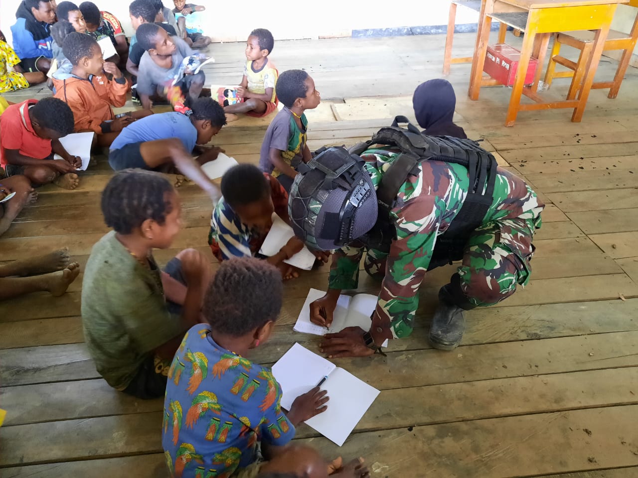 Kolonel Inf Arie Tri Hedhianto Mengaktifkan Kembali Proses Belajar Mengajar, Kamis (12/05/2022), (Foto: V24/AL)