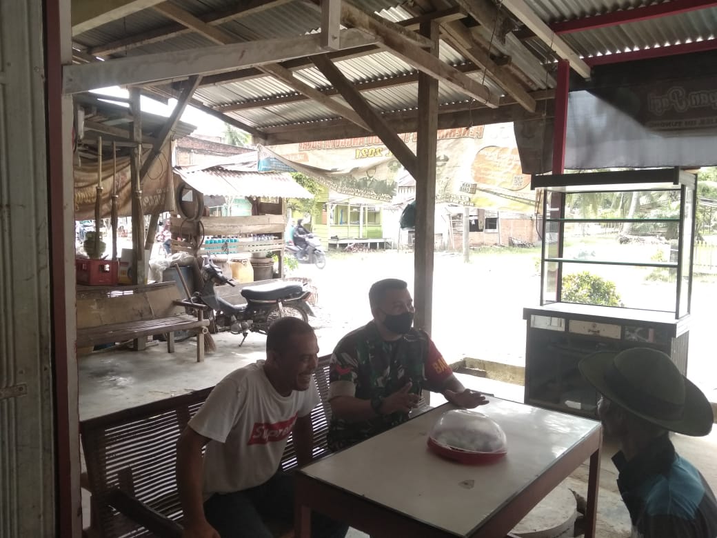 Kegiatan Komunikasi Sosial Bersama Tokoh Masyarakat di Desa Buket Teukuh, Minggu (15/05/2022), (Foto: V24/AL)