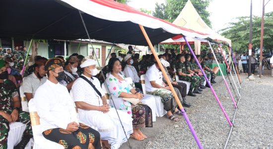 Pura Ksatria Shanti Bhuana Kodam XVIII/Kasuari yang Berada di Kompleks Makodam, Minggu (15/05/2022), (Foto: V24/AL)