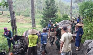 Pembangunan Infrastruktur Meliputi Pembangunan Jembatan dan Peningkatan Kondisi Jalan , Senin (16/05/2022), (Foto: V24/AL)