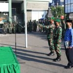 Upacara Bendera Tujuh Belasan Bulan Mei 2022 Ini, Diikuti Oleh Anggota Kodim 0808/Blitar, Selasa (19/04/2022), (Foto: V24/Madli)