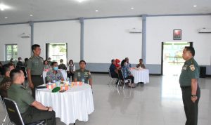Komunikasi Sosial Bertempat di Aula Gupala Korem 023/KS, Kamis (19/05/2022), (Foto: V24/AL)
