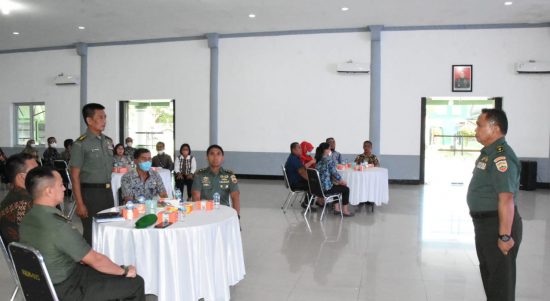Komunikasi Sosial Bertempat di Aula Gupala Korem 023/KS, Kamis (19/05/2022), (Foto: V24/AL)