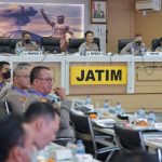 Polda Jawa Timur Melaksanakan Analisa dan Evaluasi Gedung Rupatama Polda Jatim, Kamis (19/05/2022), (Foto: V24/AL)