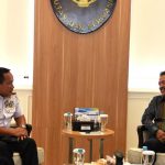 Sakti Wahyu Trenggono Membahas Situasi Keamanan Laut, Kamis (19/05/2022), (Foto: V24/AL)