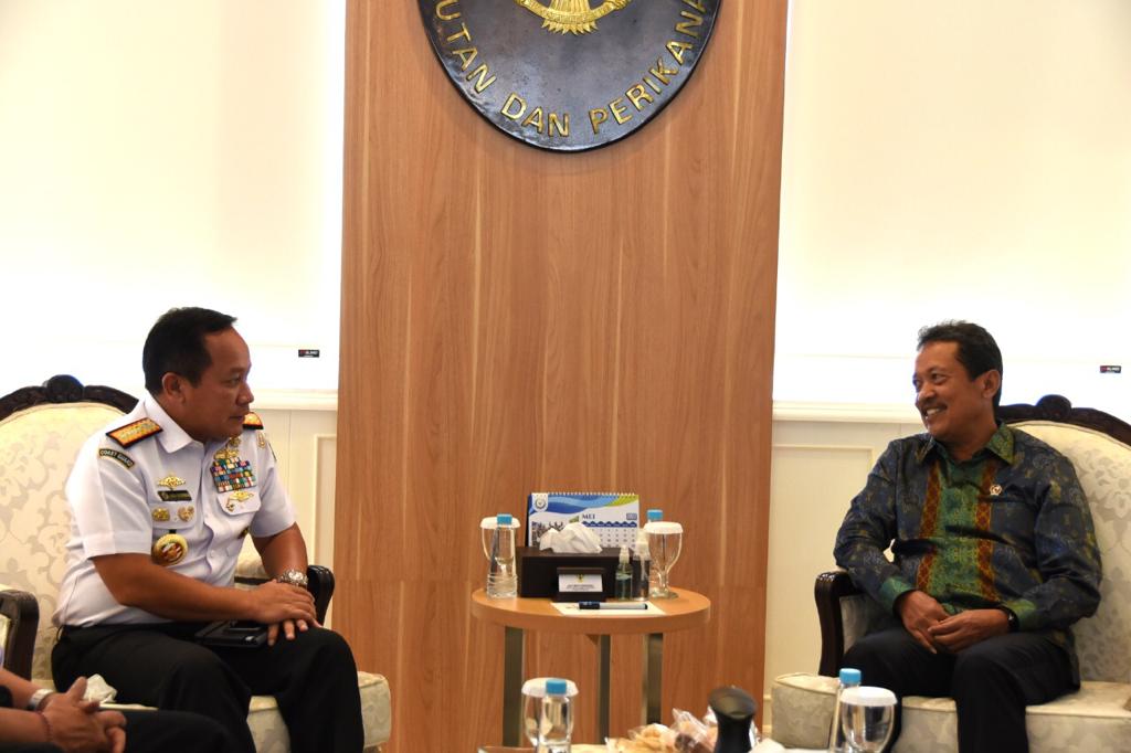 Sakti Wahyu Trenggono Membahas Situasi Keamanan Laut, Kamis (19/05/2022), (Foto: V24/AL)