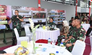 Kasad meninjau secara langsung Stadion Merdeka Jombang, Jumat (20/05/2022), (Foto: V24/AL)