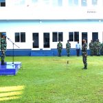 Upacara Harkitnas Diikuti Perwira, Bintara, Tamtama, dan PNS Lanud Sri, Jumat (20/05/2022), (Foto: V24/AL)