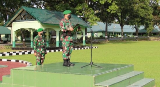 Kolonel Inf J. Adventino Krismadi Pimpin Upacara Peringatan Ke – 114 Hari Kebangkitan Nasional, Jumat (20/05/2022), (Foto: V24/AL)