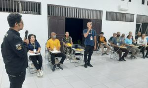 Kanit 1 Sidik Satresnarkoba Aipda Hendra Prasetya Adi sebagai narasumbe, Kamis (19/05/2022), (Foto: V24/AL)