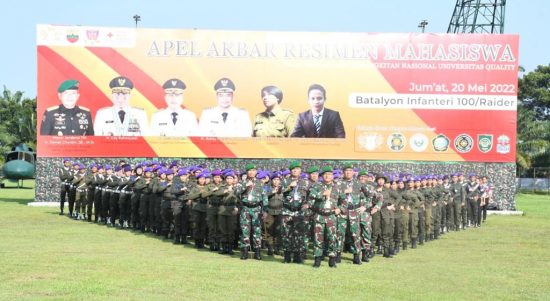 Mayjen TNI Achmad Daniel Chardin, SE, Msi, Saat Memimpin Upacara, Jumat (20/05/2022), (Foto: V24/AL)