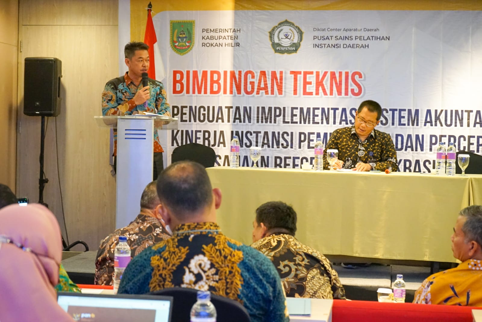 Pusat Sains Pelatihan Instansi Daerah Melalui Diklat Centre Aparatur Daerah, Selasa (24/05/2022), (Foto: V24/AL)