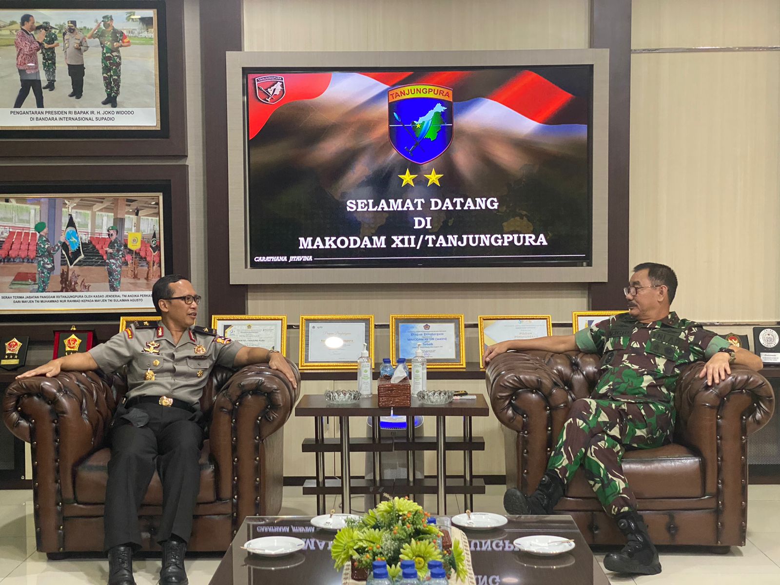 Angkatan (PPRA) LXIII Tahun 2022 Lemhannas RI Bertempat di Ruang Koridor, Senin (23/05/2022), (Foto: V24/Dedi)