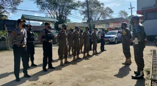 Kegiatan Penerapan Disiplin dan Penegakkan Hukum Protokol Kesehatan, Selasa (24/05/2022), (Foto: V24/AL)