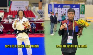 Sertu (K) Ni Kadek Anny Pandini dan Sertu (K) Huswatun Hasanah, Berhasil Menorehkan Prestasi, Selasa (24/05/2022), (Foto: V24/AL)