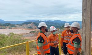 Jajaran Korem 023/KS di Lokasi Tambang Langsung Disambut Oleh General Manager, Rabu (25/05/2022), (Foto: V24/AL)
