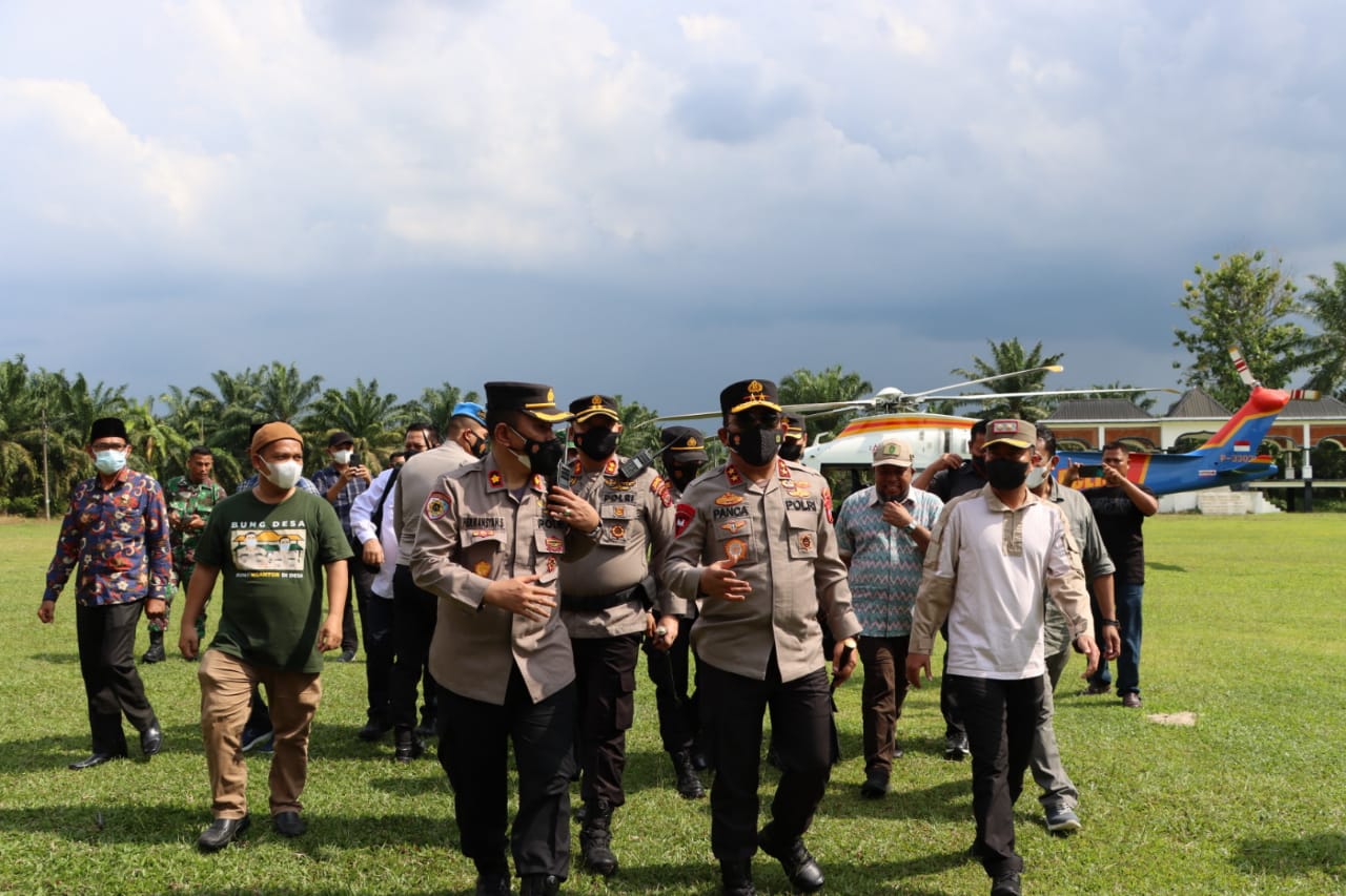 Kapolda Sumut, Irjen Pol RZ Panca Putra Simanjuntak Memberikan Apresiasi, Rabu (25/05/2022), (Foto: V24/AL)