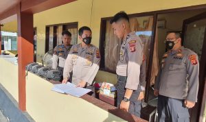 Kapolres Kutai Kartanegara AKBP Arwin Amrih Wientama Juga Memberikan Arahan, Selasa (24/05/2022), (Foto: V24/AL)