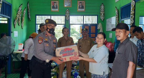 Jajaran Polsek Tabang Polres Kutai Kartanegar, Rabu (25/05/2022), (Foto: V24/AL)