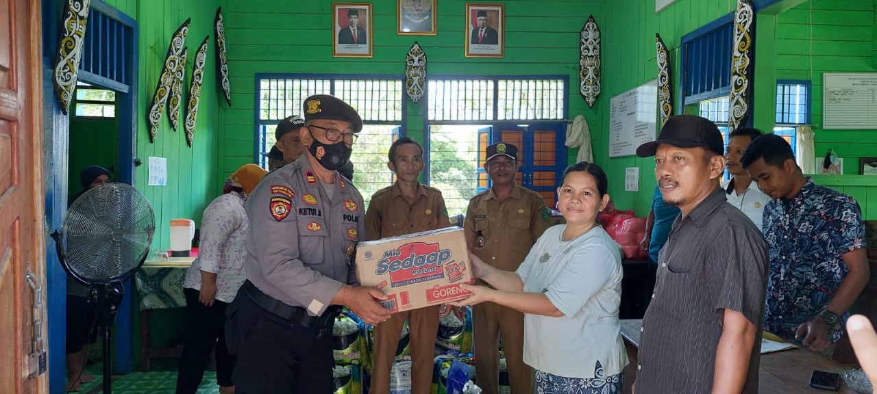 Jajaran Polsek Tabang Polres Kutai Kartanegar, Rabu (25/05/2022), (Foto: V24/AL)