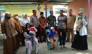 Kegiatan tersebut dihadiri oleh Danramil 11/Brb bersama unsur Muspika Kecamatan, Rabu (25/05/2022), (Foto: V24/AL)