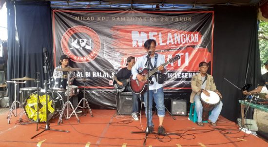 Panggung Terbuka yang Menampilkan Kreatifitas Para Musisi Jalanan, Rabu (25/05/2022), (Foto: V24/AL)