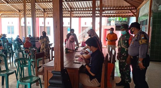 Kegiatan Pendampingan Penyaluran Bantuan Langsung Tunai Dana Desa , Selasa (24/05/2022), (Foto: V24/Madli)