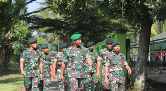 Inspeksi Dilaksanakan Oleh Pussenif dan Dipimpin Brigjen TNI Agus Saepul S.Sos M.M, Jumat (27/05/2022), (Foto: V24/AL)