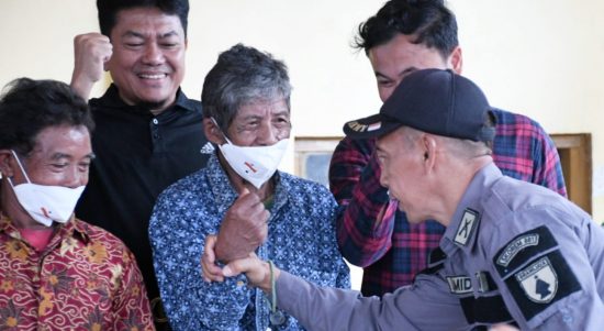 Momen Kunjungan Tim Wasev TMMD Ke-113 di Desa Cepoko, Sabtu (28/05/2022), (Foto: V24/AL)