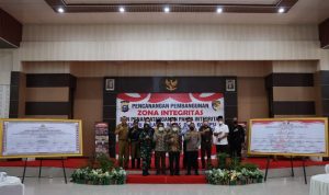 Pembangunan Zona Integritas Menuju Wilayah Bebas Korupsi Diruang Tunggal Panaluan, Sabtu (28/05/2022), (Foto: V24/Reza)