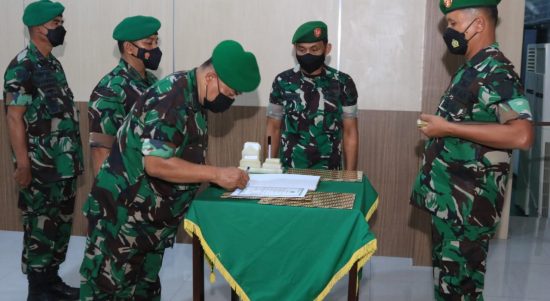 Acara Serah Terima Jabatan Tersebut Berlangsung di Aula Soedanco Soeprijadi, Jumat (27/05/2022), (Foto: V24/Madli)
