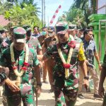 Aspers Kasas Mayjen TNI Darmono Susastro.S.I.P Dan Rombongan, Minggu (29/05/2022), (Foto: V24/AL)