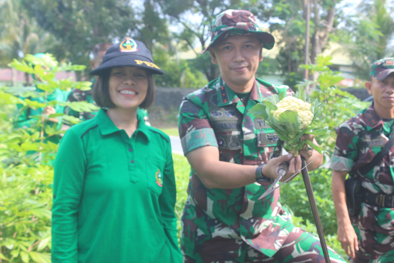 Program Ketahanan Pangan Kodim 1016/Palangka Raya, Senin (30/05/2022), (Foto: V24/AL)