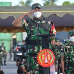 Mayor Inf Karuniawan Hanif Arridho, S.E, M.M yang Melaksanakan Tugas Operasi, Sabtu (28/05/2022), (Foto: V24/AL)
