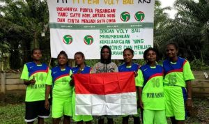 Tim yang Bertanding Antara Desa Pitewi Melawan Desa Kriku, Selasa (31/05/2022), (Foto: V24/AL)