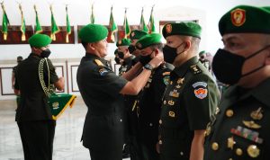 Letkol Cba Sofyan Alaudin Tomagola semula menjabat Wakabekangdam III/Slw, Selasa (31/05/2022), (Foto: V24/AL)