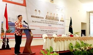 Ketua-DPRD-Medan-Hasyim-saat-Raker-DPRD-Medan-2023-di-The-Hills-Sibolangit